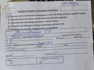 Образец анкеты для голосования (kartanarusheniy.org) Образец анкеты для голосования (kartanarusheniy.org)